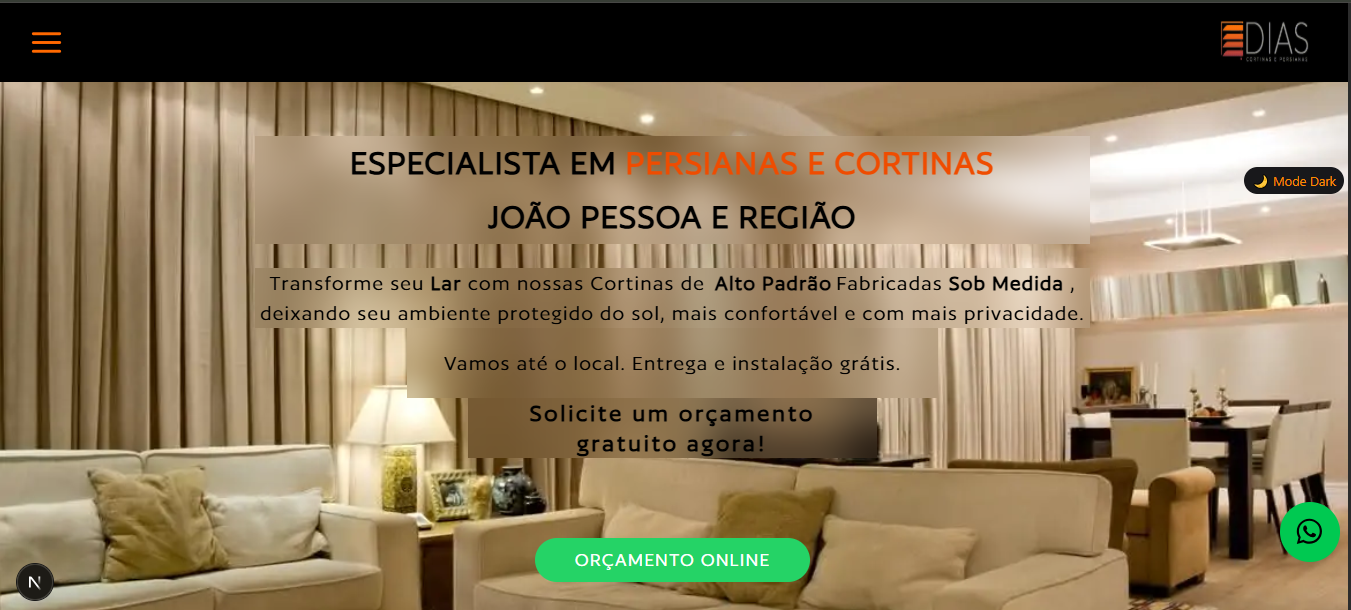 Dias Cortinas e Persianas
